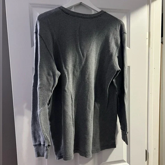 NWOT. Men’s XLT Northwest Territory Gray 1/4 Button Down Thermal Top! - Picture 4 of 4